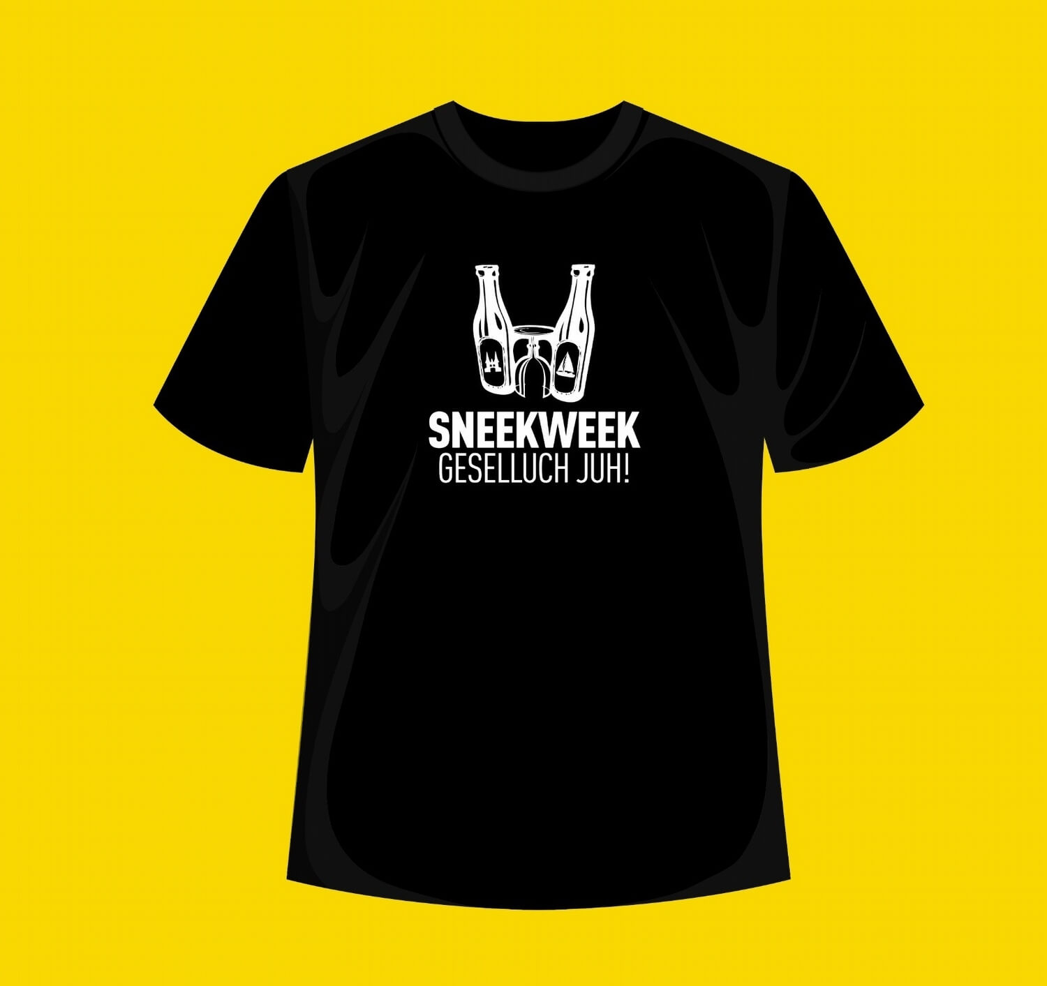 2022 - Nieuw Sneekweek shirt met een bekend oud logo
